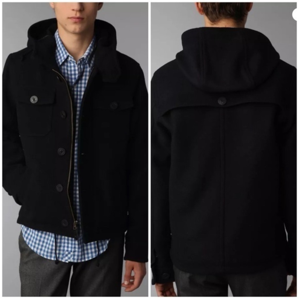 💋 Urban Outfitters Spiewak & Sons Black Military Jacket